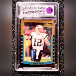Tom Brady Football Trading Card